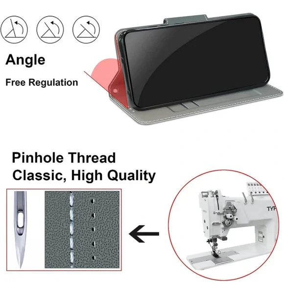 New KENHONER Case for iPhone 13 Pro Max Wallet Case, - Picture 6 of 7